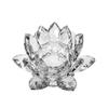Amlong Crystal Clear Crystal Lotus Tealight Candle Holder 4.5 inch in Gift Box view 1