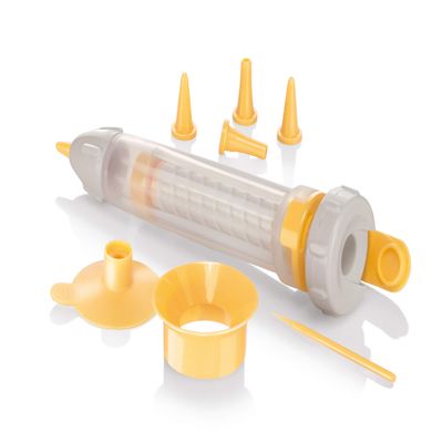 Tescoma Decorating Pen, decorating tool,Cake Icing Tool, with 5 different nozzles