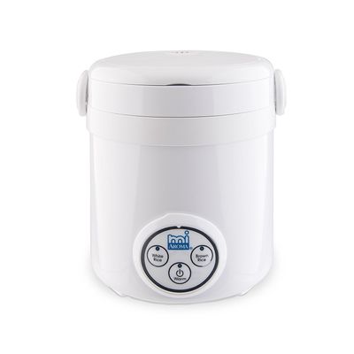 Aroma Housewares (MRC-903D) Mi 3-Cup (Cooked) (1.5-Cup UNCOOKED) Digital Cool Touch Mini Rice Cooker,White