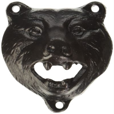 Abbott Collection 27-IRONAGE-72 Bottle Opener, 3.75"L, Black