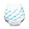 Abbott Collection, Goblet Stemless Fish Green Blue view 1