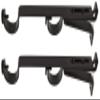 Urbanest Long Double Drapery Curtain Window Rod Bracket Holder, Up to 1.25" Rod - Oil-Rubbed Bronze, 2 Pieces view 4