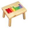 Damhorst Toys Personalized Wooden Child's Name Puzzle Stool Primary Colors view 4