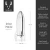 Viski Rocket Cocktail Shaker with Strainer Bar Set for Cold Brew Cocktails, Margarita, Espresso Martini, Stainless Steel Martini Shaker, Home Bar Accessories, Bartending Tools, Bartender Gifts, 24oz view 3