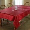 Violet Linen European Rose Design Tablecloth Burgundy 60" by 102" Oblong/Rectangle view 3