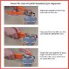 Left-handed Only from Lefty's Kitchen Tool Set Includes Left-handed Can Opener, 4 Bamboo Utensils, and Orange Mitt 6 Pcs. view 2