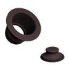 Cyclonehaus extended solid brass flange for deep fireclay sinks view 1