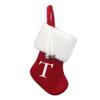 Kurt S. Adler Monogrammed T Miniature Stocking view 1