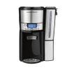 Hamilton Beach One Press Programmable Dispensing 12 Cup Coffee Maker with Internal Coffee Pot, Stays Warm and Fresh for Hours, 60 oz. Removable Reservoir, Black & Stainless Steel (47950) view 1