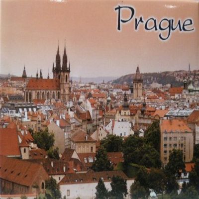 Prague Czech Republic Fridge Collector's Souvenir Magnet 2.5" X 3.5"