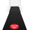 Beistle Black Novelty Carpet Runner  Thin Printed Polyester VIP Aisle Party Decoration with Double Stick Tape for Hollywood Awards Nights Red Carpet Theme Weddings Birthdays and Events 24" x 15' view 4