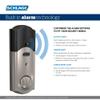SCHLAGE BE469NX Camelot Electronic Touchscreen Deadbolt C Keyway with 12344 Latch 10116 Strike Bright Brass Finish view 4