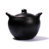 Ancient Cookware, Rounded Chamba Clay Soup Pot, Small, 2.5 Quarts Black view 1