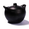 Ancient Cookware, Rounded Chamba Clay Soup Pot, Small, 2.5 Quarts Black view 2