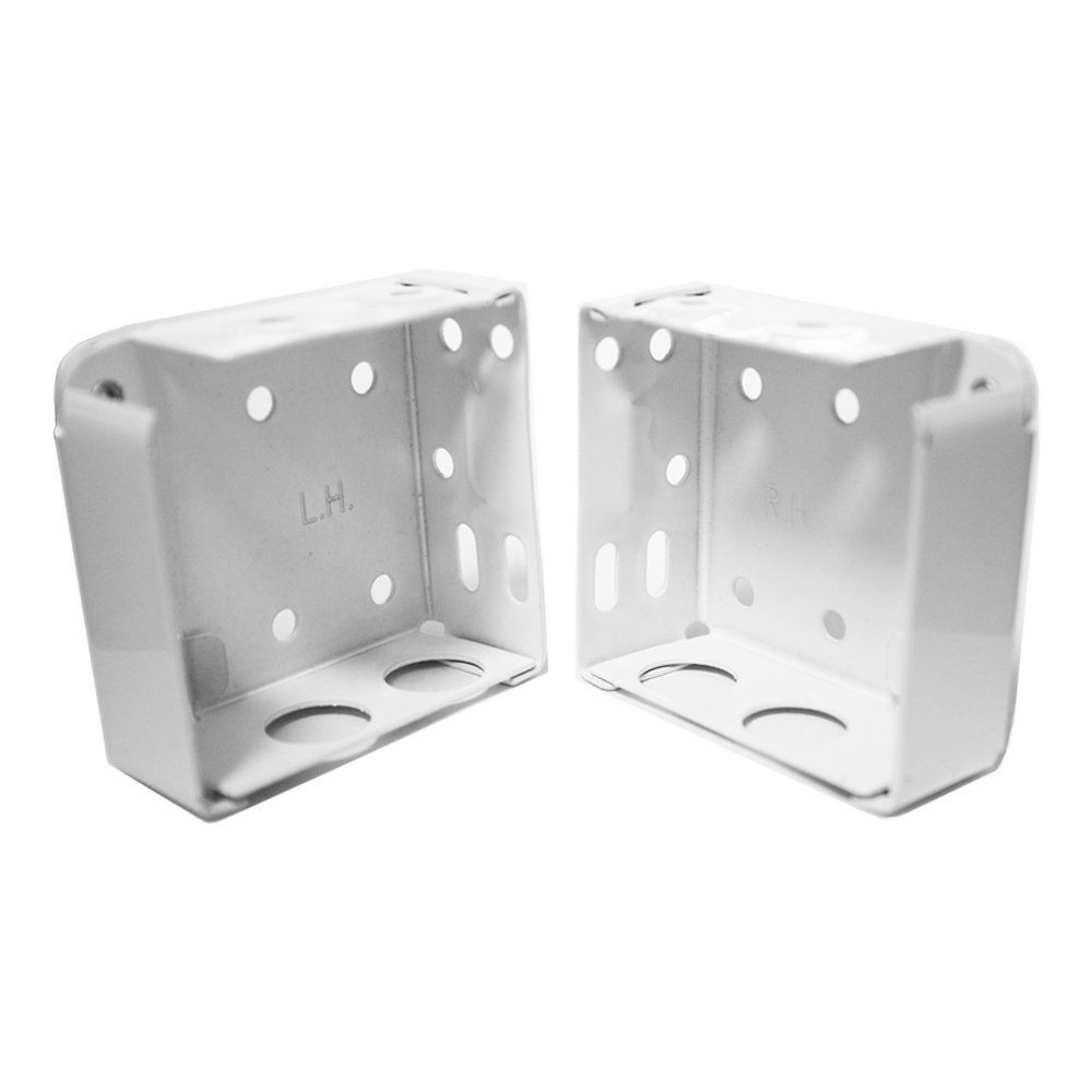 High Profile Box Mounting Bracket Set - White - Free Shipping!