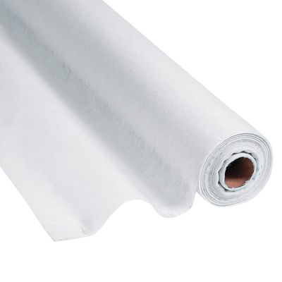 Fun Express White Gossamer Roll - Drapery Sheer Fabric - Draping Fabric - 1 Gossamer Fabric Roll - 100 FT x 3 FT - Prom Decoration & Wedding Decoration - Wedding Arch Draping Fabric - Party Supplies