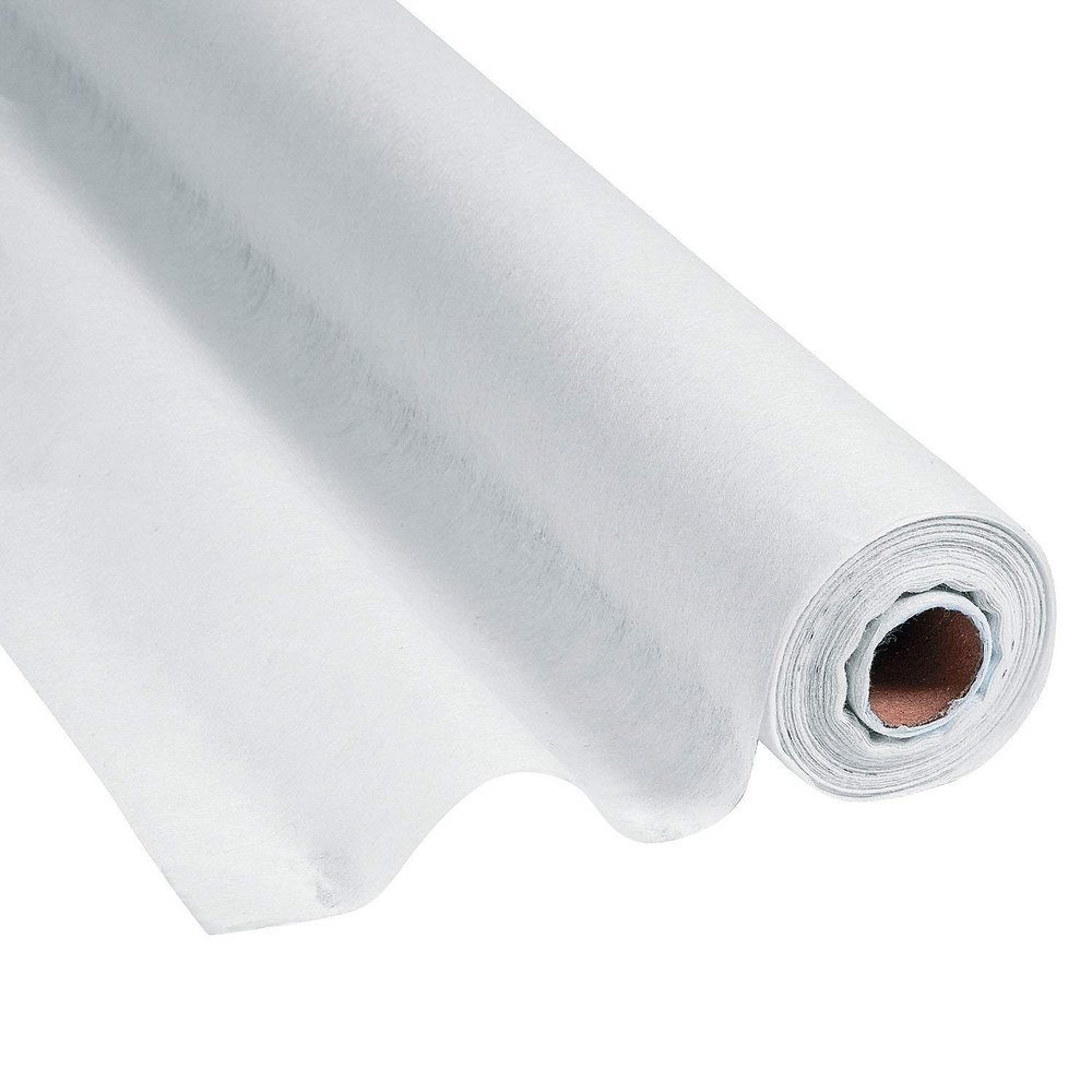 Fun Express White Gossamer Roll - Drapery Sheer Fabric - Draping Fabric - 1 Gossamer Fabric Roll - 100 FT x 3 FT - Prom Decoration & Wedding Decoration - Wedding Arch Draping Fabric - Party Supplies