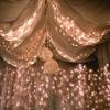 Fun Express White Gossamer Roll - Drapery Sheer Fabric - Draping Fabric - 1 Gossamer Fabric Roll - 100 FT x 3 FT - Prom Decoration & Wedding Decoration - Wedding Arch Draping Fabric - Party Supplies view 4