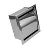 Renovators Supply Toilet Paper Holder - Wall Mount Toilet Paper Holder - Sanitary Paper Holder with Lid - Modern Bathroom Decor - Stainless Steel Recessed Tissue Holder - Silver, Pack of 1 view 4