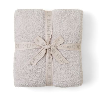 Barefoot Dreams CozyChic Throw, Stone, 54"x72"