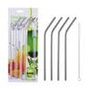 4 Pcs Reusable Metal Drinking Straws 8.5 Inch Stainless Steel Straw 6mm Diameter Wide -Compatible with 20oz Yeti Tumblers Eco-Friendly Washable non-plastic or glass - UNbreakable view 1