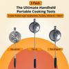 Toas-Tite Sandwich Grill 3-Pack | Handheld Sandwich Maker & Panini Press, Portable Cast Aluminum Pie Iron for Hot Sandwiches, Pockets & Snacks | Stovetop, Grill, RV Camper & Campfire Cooking Tool view 2