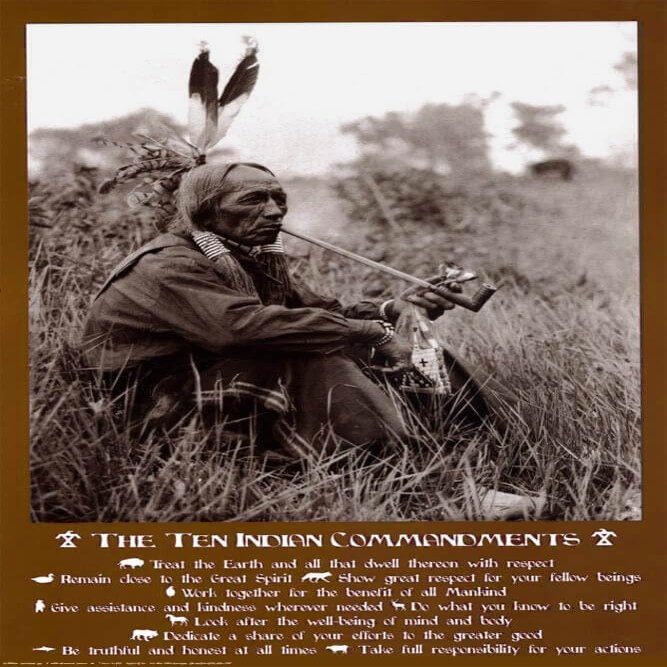 Studio B Ten Indian Commandments I Poster