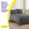 1500 Supreme Collection California King Sheet Sets Gray - Luxury Hotel Bed Sheets and Pillowcase Set for California King Mattress - Extra Soft, Elastic Corner Straps, Deep Pocket Sheets Gray view 2