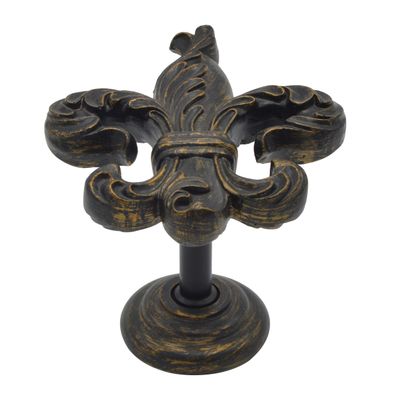 Urbanest Fleur de Lis Medallion Drapery Holdback, Burnt Gold