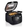 Hamilton Beach Cool Touch Electric Deep Fryer with Basket and Lid, 2 Liters / 8 Cups Oil Capacity, Adjustable Temperature, 1500 Watts for Fast Heat-up, viewing Window Easy to Clean, Black (35021) view 1