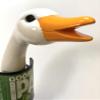 Goose Island India Pale Ale Goose Head Shaped Tap Handle Oval Logo Below 10" Tall view 3