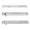 ZOIC Linear Stealth Tile Insert Floor Grate Bathroom Shower Waste Drain 304 Stainless Steel Side Outlet 35.43 Inches (900MM) view 2