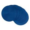 DII Classic Woven Tabletop Collection, Indoor/Outdoor Placemat Set, Round, 15" Diameter, Nautical Blue, 6 Piece view 1
