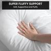 Foamily Throw Pillows Insert 12 x 20 Inches Hypoallergenic, Made in USA - Lumbar Decorative Couch, Bed Pillow view 2