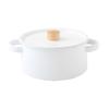 Japan Kaico Horo(Enamelware) Sauce Pot 2.6L Makoto Koizumi Design view 1