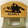 Alaska Ulu Wood Alaska w/Rustic Bear Mountain Handle Design view 2