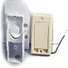 Supervalve Central Vacuum Cleaner Inlet Valve with 110 Receptacle, Beige view 1