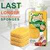Peachy Clean Silicone Fruit & Vegetable Scrubber, Produce Cleaning Sponge, Reusable Food Scrubber for Fruits & Veggies, Made in USA (3-Pack) view 4