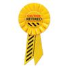 Beistle Caution Retired Rosette view 1
