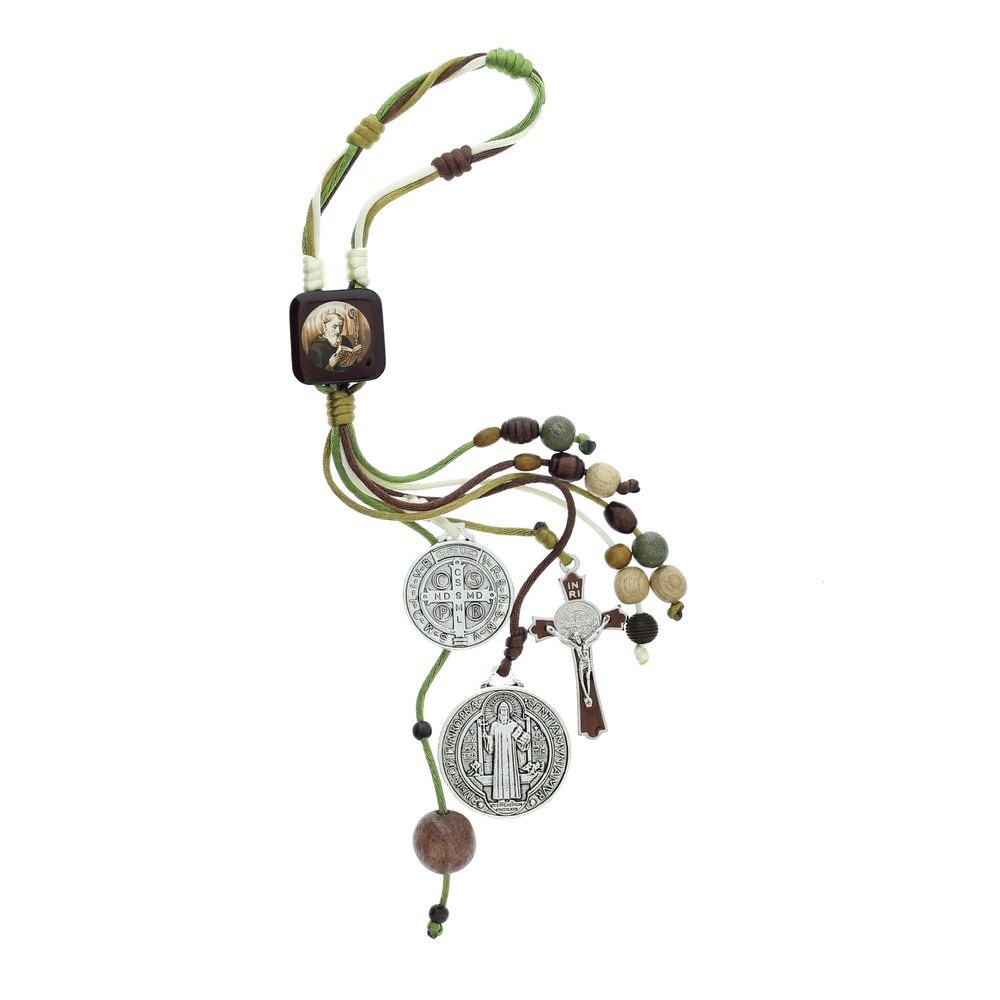 Saint Benedict Home Blessing | Features Two Saint Benedict Medals and Crucifix for Spiritual Protection