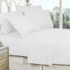 Luxurious Soft 1500 Premier Hotel Quality 6-Piece Bed Sheet Set Premium Hotel Quality Wrinkle and Fade Resistant Bedding Set, All around Elastic Fitted Sheet, Deep Pocket, Cali King, White view 2