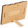 P. Graham Dunn Patriotic American Flag Land of The Free Distressed 4 x 6 Wood Bark Edge Design Sign view 4