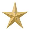 AMISH WARES 40 Inch Rustic Mustard Barn Star Made with Galvanized Metal to Prevent Rusting. American Handcrafted - Made in the Usa! view 1