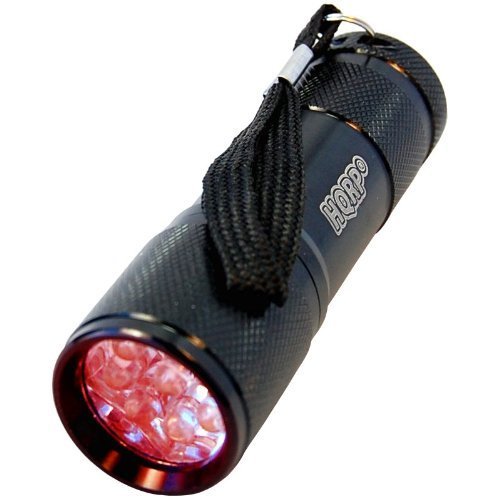 HQRP 9 LEDs Red Light Flashlight for Night Astronomy Viewings or Star Party/Night-Time Astronomy/Astronomy Hobby