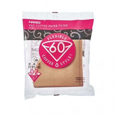 Hario VCF02100M Paper Coffee Filter Misarashi Kit 3 Pack for VDC02W Dripper
