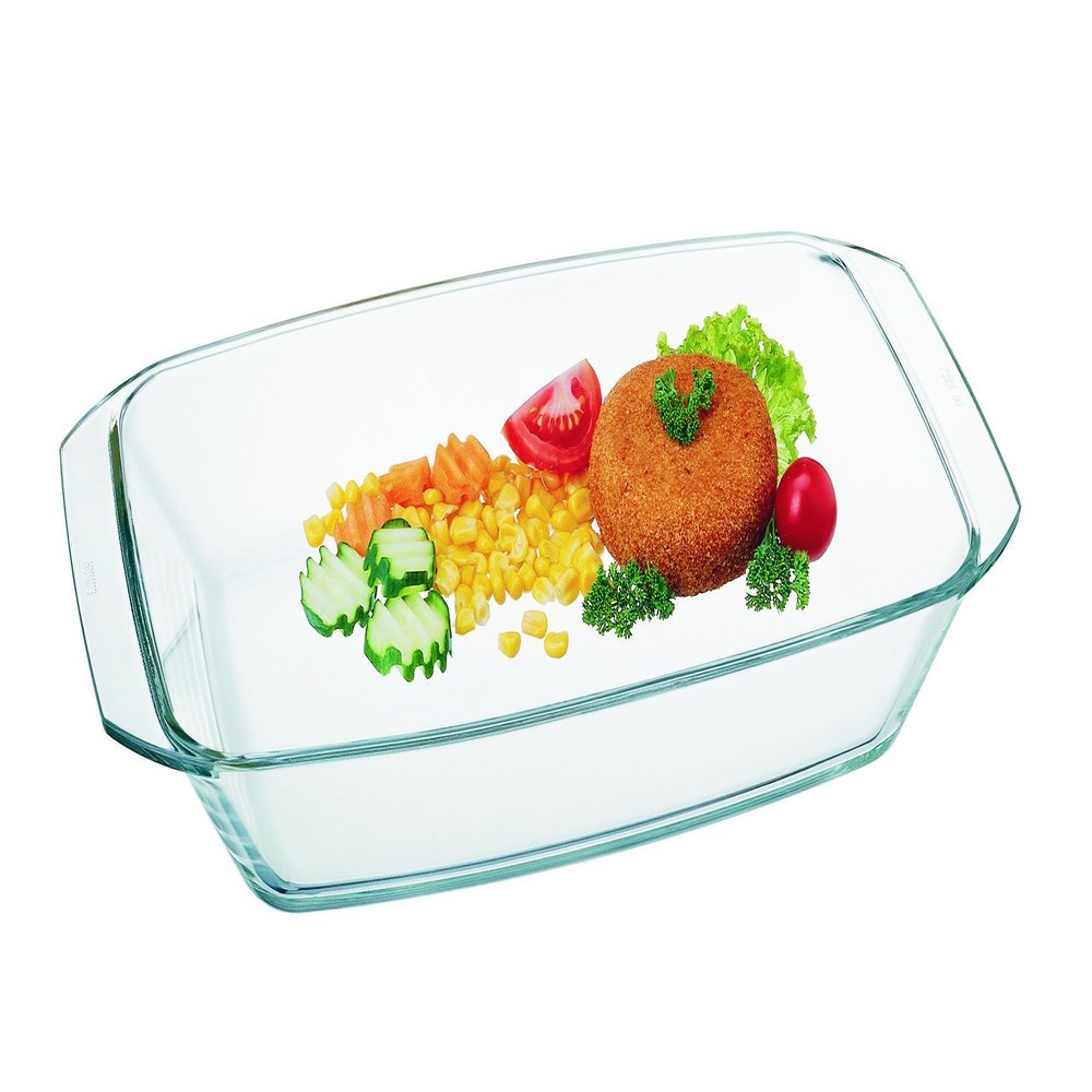 Simax Glassware Simax Heatproof, 4L Rectangular Dish, one size, clear