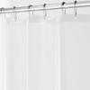 iDesign Waterproof PEVA Plastic Shower Curtain Liner for Use Alone or With Fabric Curtain, 72 x 72, Clear view 1