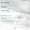 iDesign Waterproof PEVA Plastic Shower Curtain Liner for Use Alone or With Fabric Curtain, 72 x 72, Clear view 3