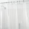 iDesign Vinyl Shower Liner, PVC-Free Curtain with Magnets for Master, Guest, Kids' Bathroom, Bathtub, Long, Clear view 1