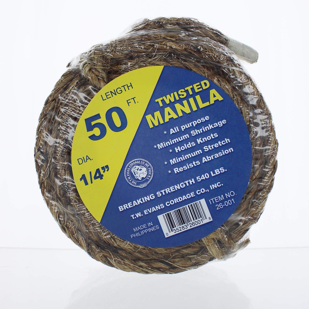 Wellington Puritan 28764 Twisted Manila Rope